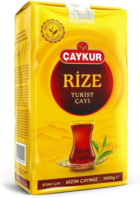 ÇAYKUR Rize Turist Black Tea, Authentic Turkish Loose Leaf Tea, Rich Aroma & Smooth Taste, Daily Rituals & Breakfast tea 1000gr / 35.2 Oz