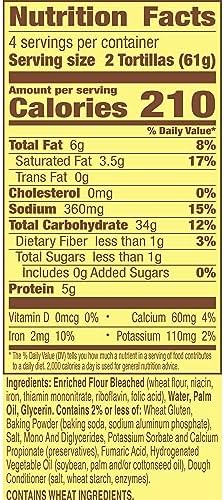 Old El Paso Flour Tortilla Pockets, Meal Prep, 8 Ct, 8.4 oz
