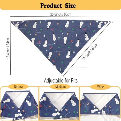 Adult Drool Bibs for Special Needs, 3 Pack Large Bandana Bibs with Adjustable Snaps, Soft and Absorbent Adult Bibs for Eating Clothing Protector for Elderly Women Men Teens Kids