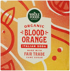 Whole Foods Market Blood Orange Italian Soda, 11.2 Fl Oz, 4 Pack | 4 Pack, Organic