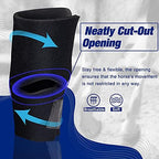 Harrison Howard Equine Knee Boot Superb Protection Non-Slip Interior Surface Cut-Out Opening for Horse