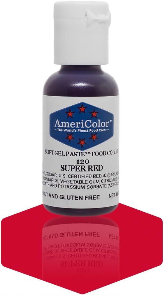 AmeriColor Super Red Soft Gel Paste, .75oz
