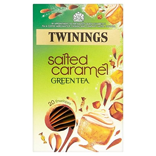 Twinings Salted Caramel Green Tea 20 per pack - Pack of 2