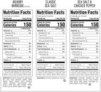 Boulder Canyon Avocado Oil Kettle Style Potato Chips Variety Pack, 18 Count - Gluten-Free, Non-GMO, Hickory Barbecue, Classic Sea Salt, Sea Salt & Cracked Pepper (1 oz Bags)