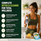 Zydot Detox Drink Same Day Kit with Herbal Pills and 6 Panel Test - Quickly Cleanse and Detox Body - 16 oz
