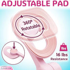 Cozlow - Leg / Thigh Trainer - Multifunctional Exerciser and Muscle Toning / Strengthening Device with Adjustable Grippers for Pelvic Floor, Hip, Glutes, Arms Workout - Kegel Exercise, Leg Squeezer