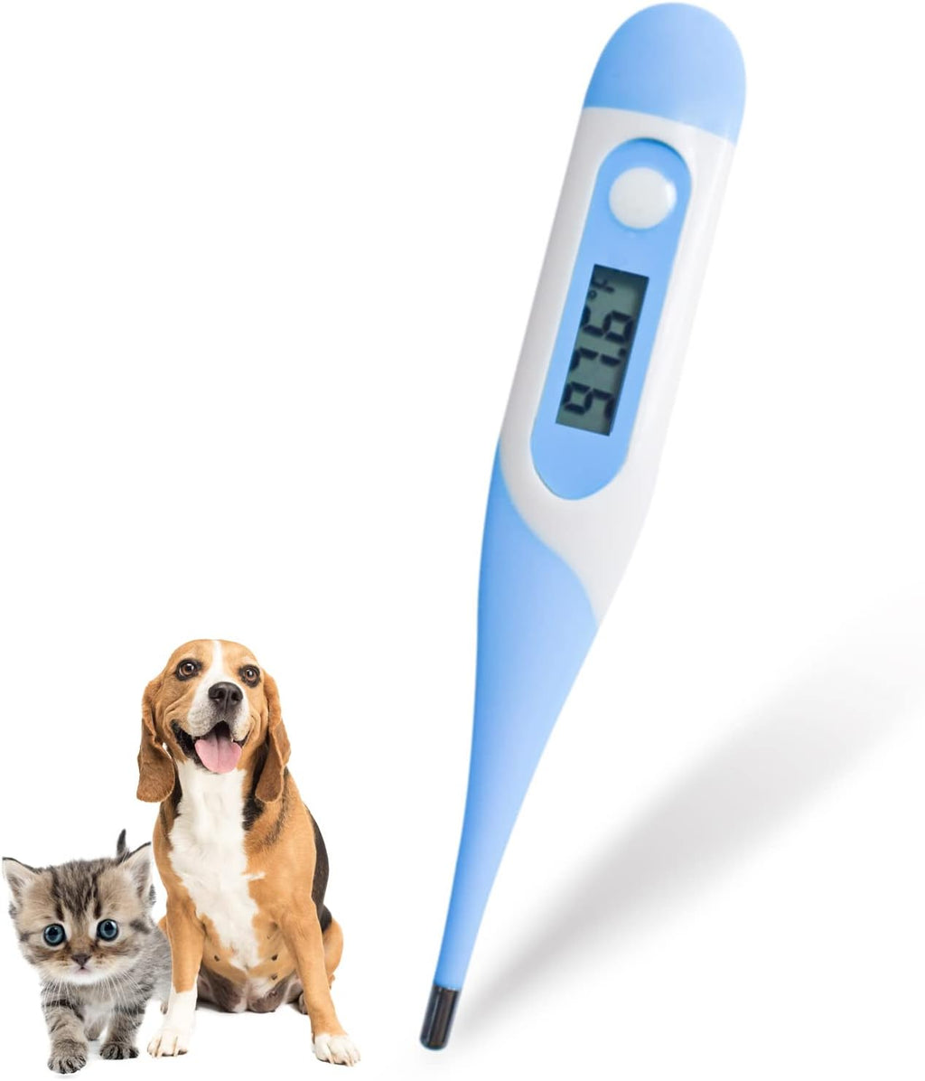 CONTEC Pet Thermometer Dog Thermometer Dual Scale Waterproof Veterinary Thermometer with a Flexible Tip Suitable for Cats/Dogs/Horse/Veterinarian