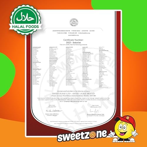 Sweetzone Sour Jelly Suckers 800g 100pcs, Fizzy Fruity Gummies, Retro Soft Halal Gummy Candy, Sweet Tub of Bulk Sweeties, Jelly Sweets for Kids, Party Candy, Bulk Sweet Gummy Mix