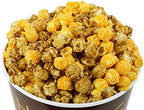 Signature Popcorn – Gourmet 1-Gallon Gold Chicago Skyline Reusable Plastic Bucket Tin, Perfect Duo (Cheddar Cheese & Caramel Popcorn Mix) - Holiday, Party & Corporate Gift
