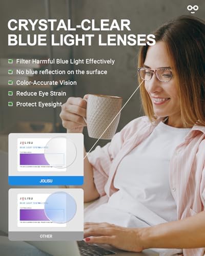 JOLISU 5 Pack Reading Glasses For Women,Spring Hinges, Sturdy and Durable
