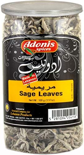 Adonis - Sage Leaves, 3.5 Oz (100g)