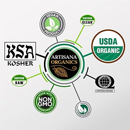 Artisana Organics Non GMO Raw Almond Butter, 14 oz (6 Pack)