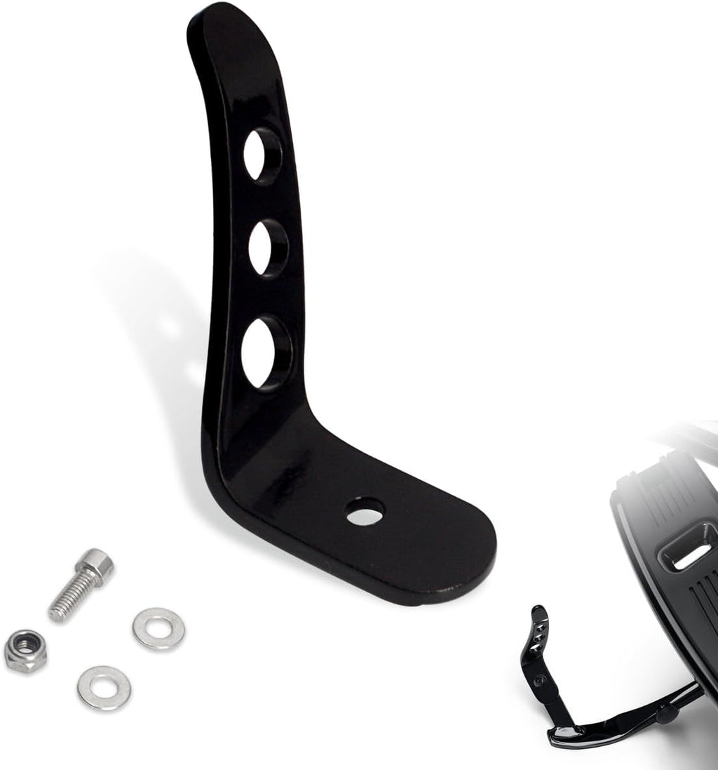 FOVPLUE For Jiffy Stand Extension,Kickstand Extension for Harley Touring models 1991-2025, for CVO Electra Glide Road Glide Road King Street Glide Revival FLH Ultra Limited Ultra Classic,Vivid Black