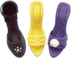 JEM Tops to Fit Lady's Shoe Fondant Cutters, for Cake Decorating, Set of 4