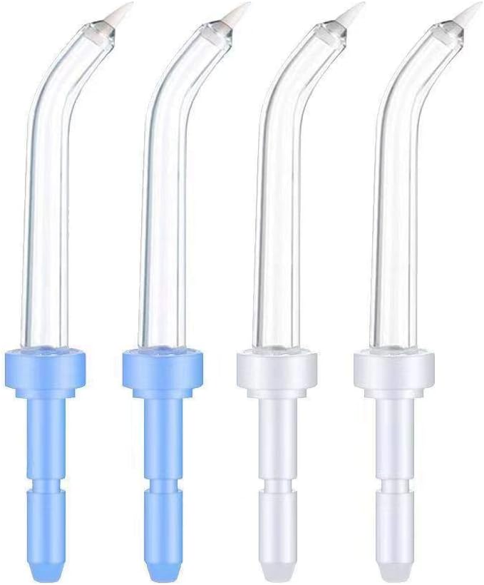 Replacement Part for Waterpik or other Water Flossers/Irrigators (AquaFlosser 4 Periodontal Tips)