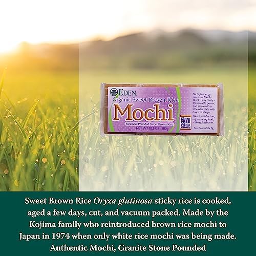 EDEN FOODS Organic Sweet Brown Rice Mochi, 10.5 OZ