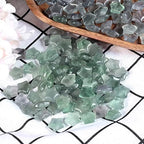 Nupuyai Set of 10 Mini Crystal Star Shape Pocket Palm Stone, Healing Reiki Worry Crystal Stone for Anxiety/Yoga Meditation/Energy Balancing, Fluorite