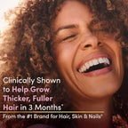 Nature's Bounty Optimal Solutions Hair Growth Supplement with Biotin, Hair Growth Vitamins with Biotin Silicon & Arginine, 1 Per Day, 30 Capsules, One Month Supply