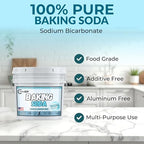TradeGrade Pure Baking Soda Powder (1 Gallon) Food-Grade Sodium Bicarbonate Powder for Cooking, Cleaning & Deodorizing