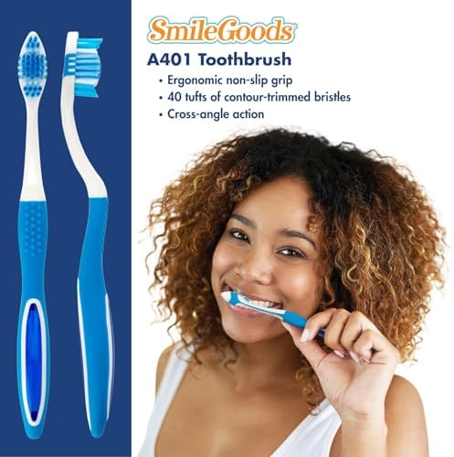 Adult Dental Care Kit, Travel Size Bundle w/Toothbrush with Cover, Toothpaste, and Floss, TSA Compliant Oral Care Kit