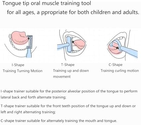3pcs Kids Tongue Tip Lateralization Elevation Tools Tongue Tip Exercise Set Oral Muscle Training Tool Autism Speech Therapy Tools (Purple)
