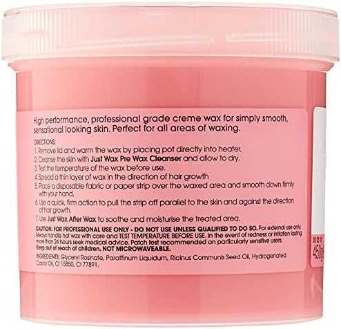 Just Wax Ideal Cream Wax for Short/Stubborn Hair 450g