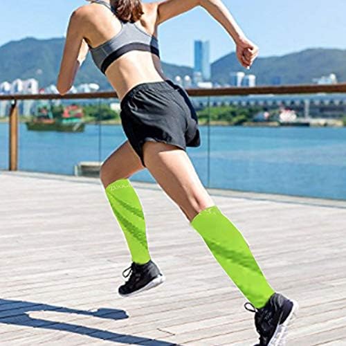 zuoge 3 Pairs Compression Socks Pack - Best Medical, Nursing, Travel & Flight Socks - Running & Fitness - 15-20mmHg