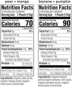 Stage 2 Variety Pack - Pear + Mango & Banana + Pumpkin, 4oz Pouch (Pack of 8)