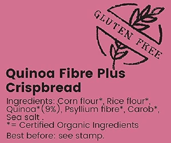 Amisa Organic Gluten Free Quinoa Fibre Plus Crispbread - 100g