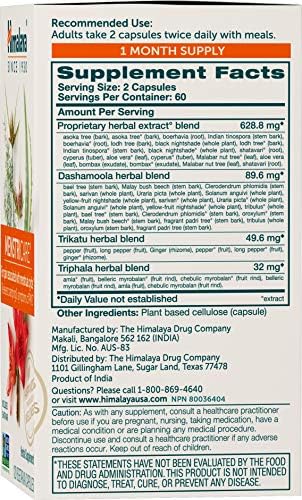 Himalaya MenstriCare, 30 Day Supply - Supports PMS, Menstrual Cramp Relief, and Hormone Balance for Women - Vegan, Non-GMO, Gluten Free, 120 Capsules