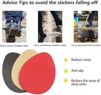 Non Slip Shoe Pads,Shoe Bottom Grip Anti Slip Silica Gel Self Adhesive Anti Slip Sole Protector for Heels (Black 8pcs)