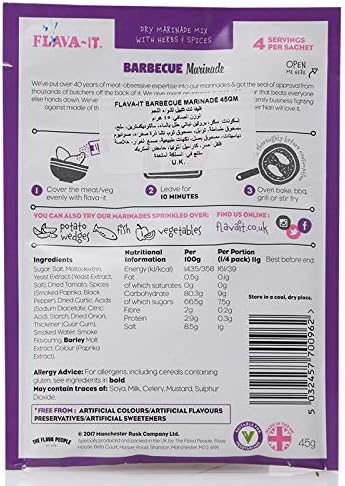Flava it BBQ Marinade 3 x 45gm