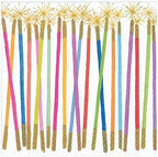 Caspari Party Candles Paper Luncheon Napkins - Two Packs of 20