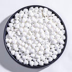 NIPEOR White Heart Sprinkles, Edible Heart 130g/4.6oz, Sugar Pearls & Candy Sprinkles for Cake, Cupcake, Cookie & Dessert Decorating, Holiday Baking & Party Toppers (White)