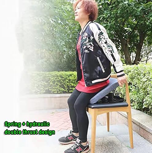 Lifting Aid, Sofa Chair Stand-up Seat Cushion, Maximum Load-Bearing 150kg, 5-Speed Adjustable to Meet Different Weight Needs, Automatic Bounce, No Need for Electric