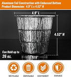 NUPICK 25 Pack BAC407 Grease Bucket Liner Compatible for Traeger Pro Series 575/780, 22/34 Series, Ironwood 650/885 Grills, Grill Accessories for Traeger, 4.9" x 4.5"