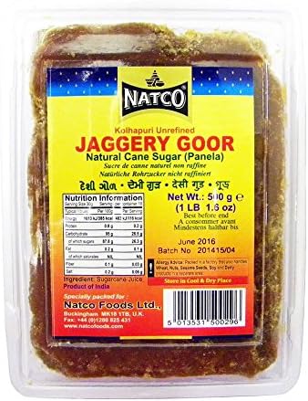 Natco - Jaggery Goor (kolhapuri unrefined) - Panela - 500g