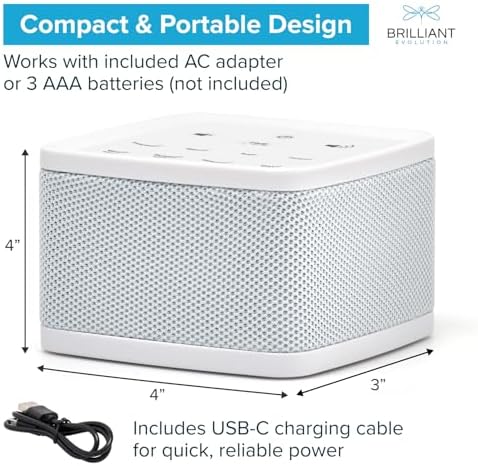 Big Red Rooster White Noise Machine for Sleeping – Baby & Kids Sound Machine with Rain, Nature & Ocean Sounds – Portable Sleep Noise Maker with Timer, Bluetooth & USB/3 AAA Power – Travel & Home Use