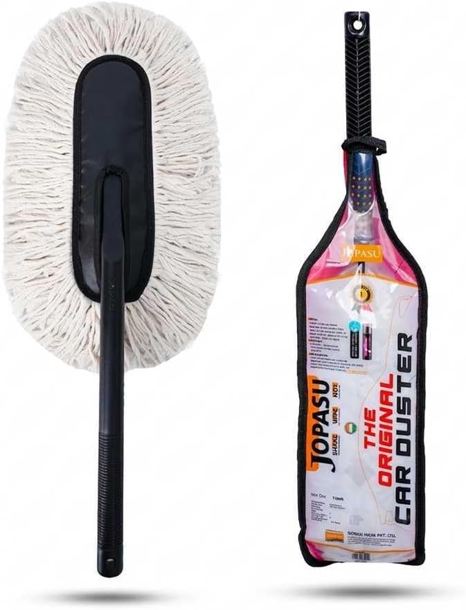 The Jopasu Car Duster – 100% Wax-Treated for Instant Dust Removal | No Scratches, No Hassle, Just a Clean Car