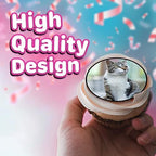30x Cats Cupcake Toppers – Edible Happy Birthday Décor, Wafer Sheet Cake Decorating