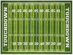 Football Field Edible Cake Topper-1/4 Sheet