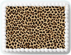 Edible Cake Topper Leopard Sheet 8.5 x 11 inch Decoration Easy to Cut Image