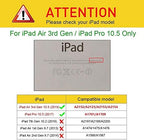 Case for iPad Air (3rd Gen) 10.5" 2019 / iPad Pro 10.5" 2017 Case,360 Degree Rotating Stand Protective Cover, Auto Sleep/Wake
