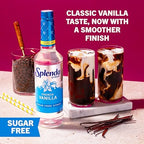 Splenda Coffee Syrup, French Vanilla, Sugar Free, Flavored Liquid Syrups for Drinks, 750 ml Bottle