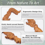 Wooden Walking Canes for Men and Women, Natural Rosewood Walking Sticks for Senior Support, Up to 500 Lbs Walking Stick, Heavy-Duty Walking Cane for Men, Suitable for Gift Giving