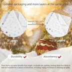 Silver Star Cocktail Napkins 100 Counts 2-Ply 5'' White and Silver Disposable Paper NapkinsPerfect for Birthday Party Supplies Wedding Bridal Shower Baby Shower Valentine's Day+?