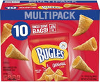 Bugles Original Crispy Corn Snacks, Snack Bags Multipack, 10 Ct, 8.75 oz