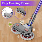 Mop Head for dy-Son V7/V8/V10/V11/V12/V15 Vacuum Cleaners, Electric Floor Mop with Removable Water Tank, Wet Mop Head Attachment Wet and Dry