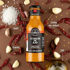 SMP La Salsa de Ajo – Bold, Spicy Garlic Sauce, Creamy Heat for Beef, Pork, Tacos, Burgers & More– 12 oz