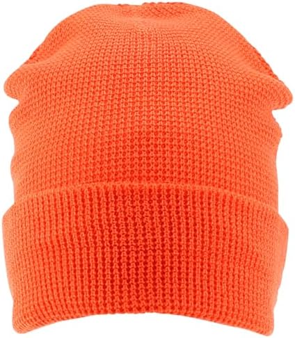 Armycrew XXL Oversized Waffle Knit Pattern Winter Long Beanie